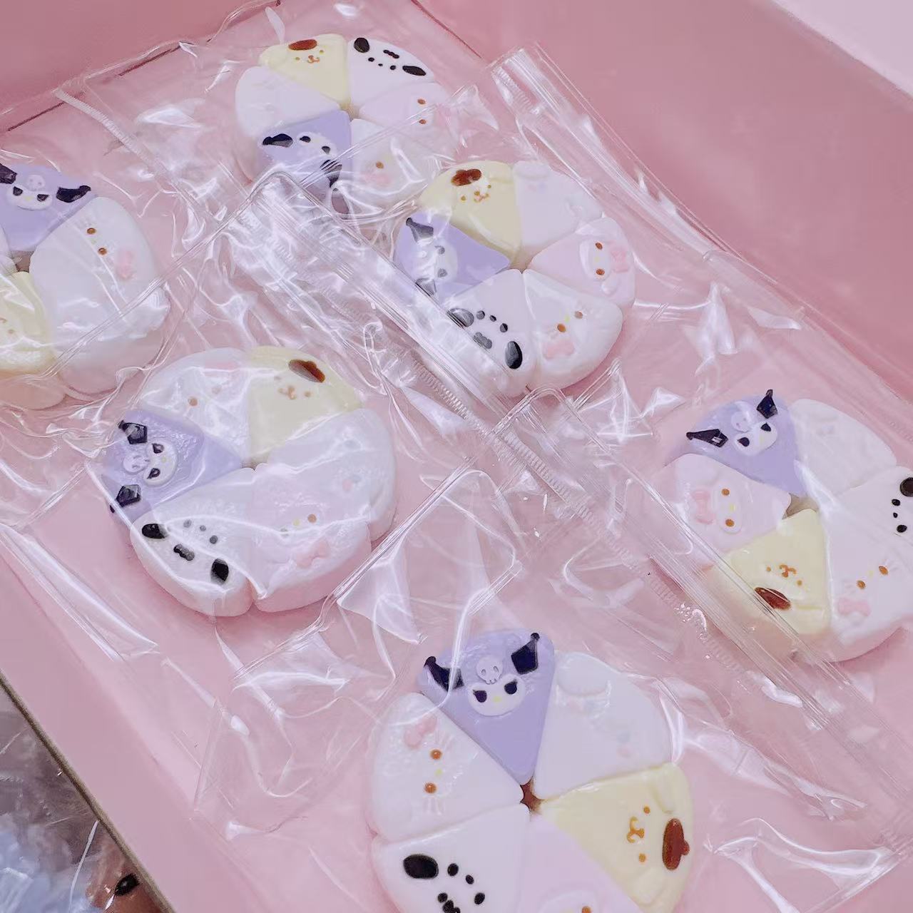 食品グレードのシリコン製--サンリオシリーズ--サンリオ ピザ6個入り