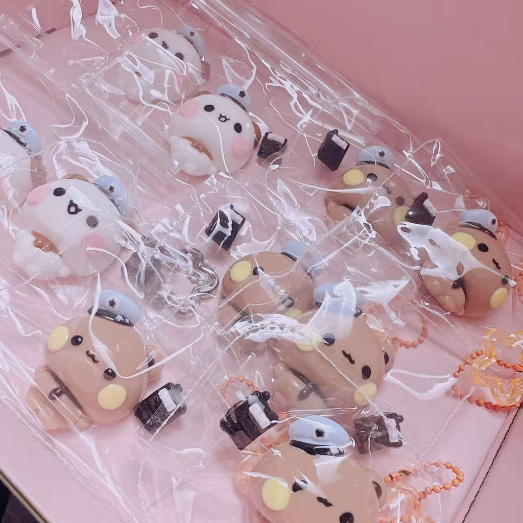 食品グレードのシリコン製--Yi Er Bu Bu シリーズ - ネイビー12ブブ