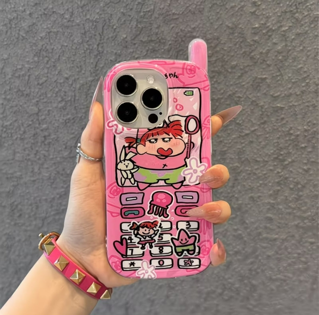 桜田ネネ × スポンジ・ボブ すまほけーすTPU ケーススマホカバー